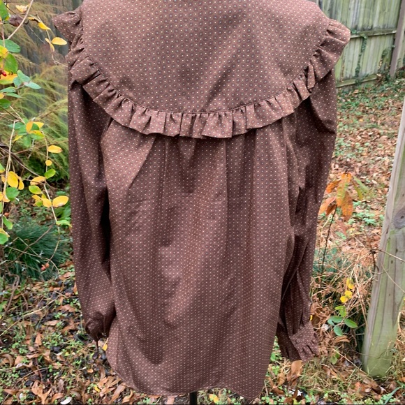 Vintage Chaus Boho Prairie Cottagecore Top Shirt - Picture 7 of 15